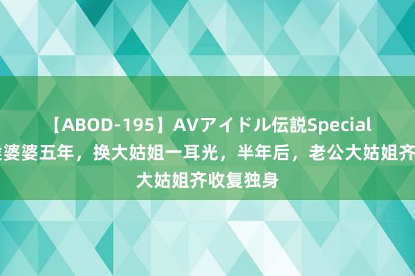 【ABOD-195】AVアイドル伝説Special 4 我伺候婆婆五年，换大姑姐一耳光，半年后，老公大姑姐齐收复独身