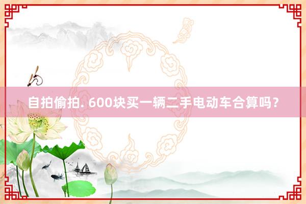 自拍偷拍. 600块买一辆二手电动车合算吗？